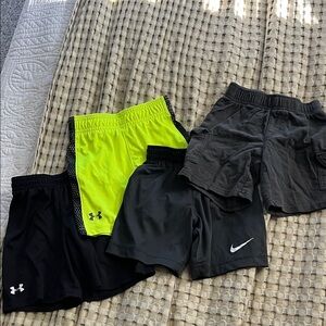 3T Under Armour and Nike Athletic Shorts Set